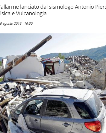 Ancora strumentalizzazioni sul terremoto