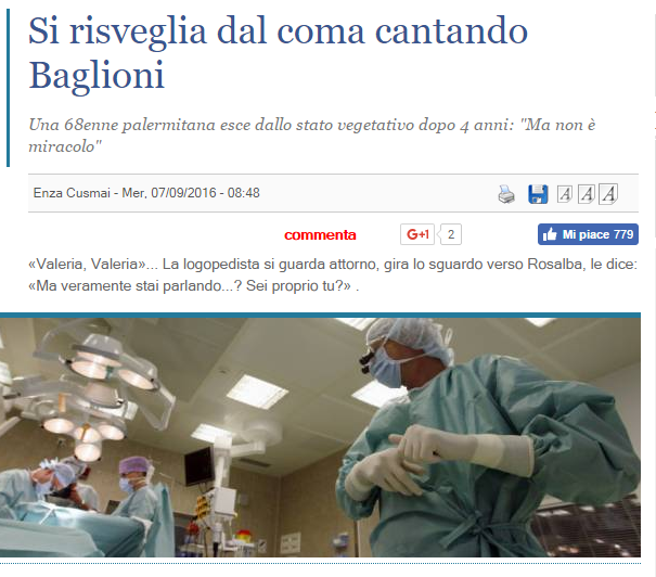 Si risveglia dal coma e canta Baglioni article-post