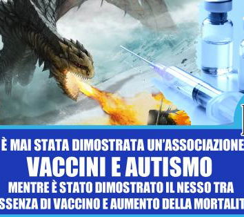 I vaccini causano autismo e i draghi sputano fuoco