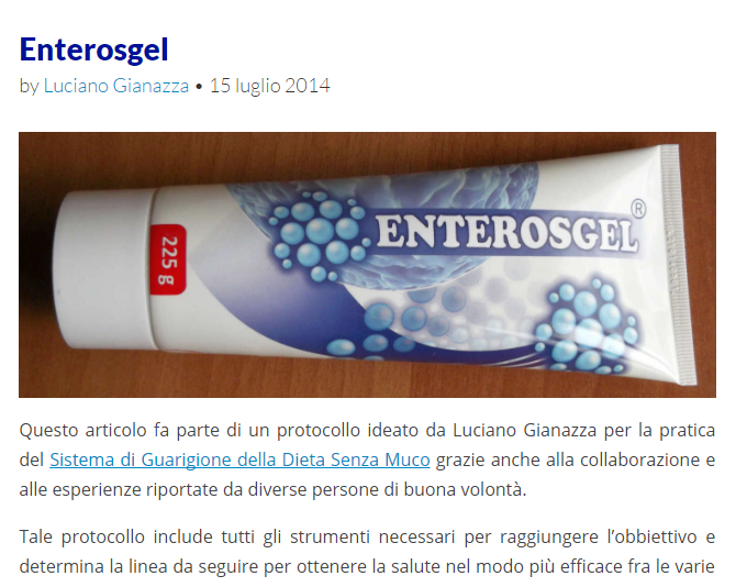 Come funziona Enterosgel? article-post