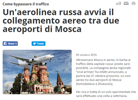 I collegamenti aerei di Mosca article-post