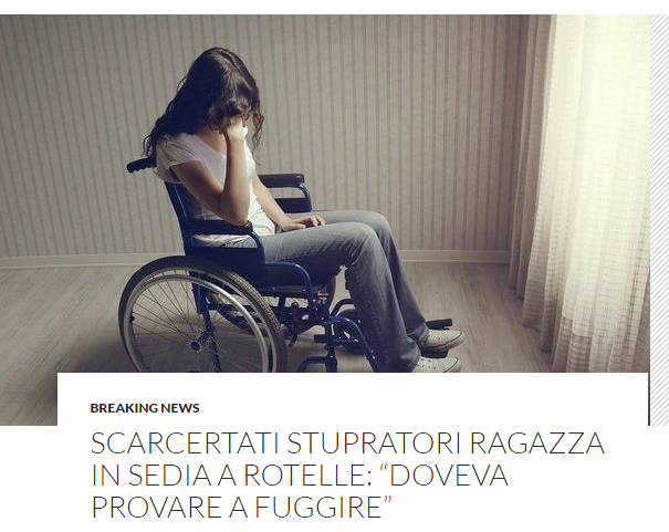 Stuprata in carrozzina in Svezia, stupratori scarcerati article-post
