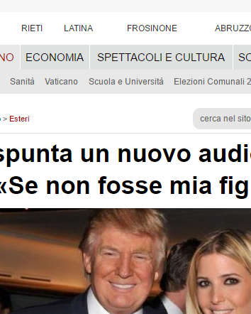 Donald & Ivanka – interviste incestuose?