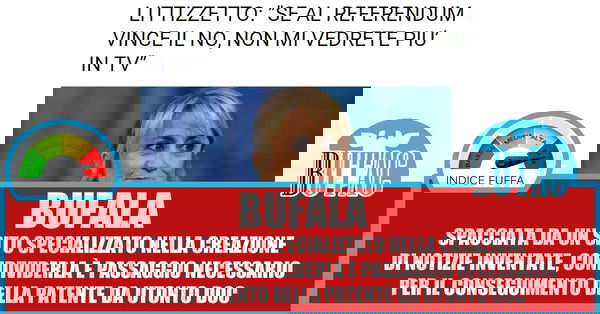 Se vince il NO la Littizzetto si ritira dalle scene?