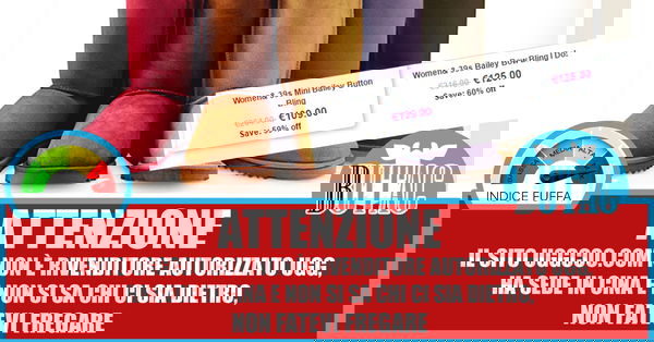 Ugg superscontati? No! Sòla per uTonti