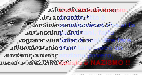 Gino Strada e la cataratta