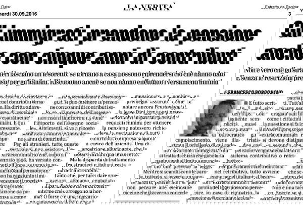 Immigrati in pensione con 5 anni di contributi