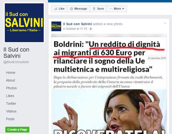 Il Sud con Salvini o con le bufale