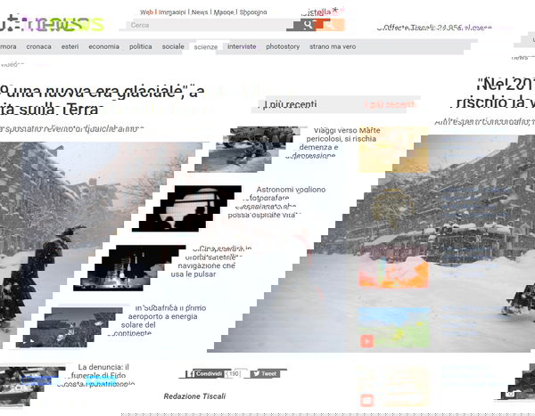 Ri-indovinate? Ritorna l’Era glaciale!