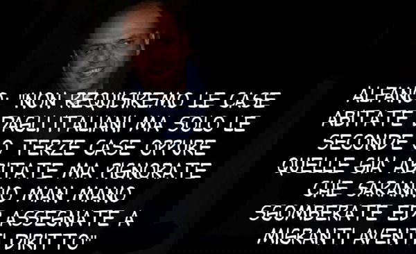 Alfano e la citazione sulle requisizioni