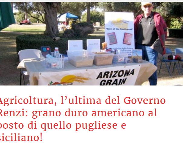 Grano duro americano al posto di quello pugliese e siciliano! article-post