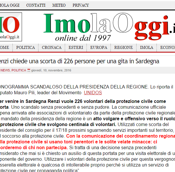 Renzi e i volontari della Protezione civile article-post