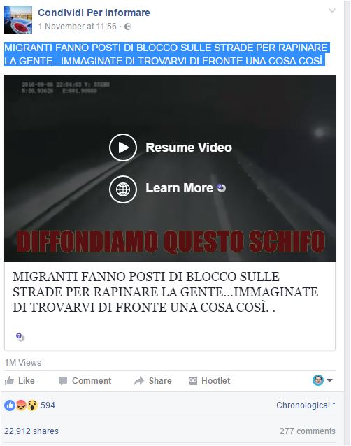 Condividi per informare?