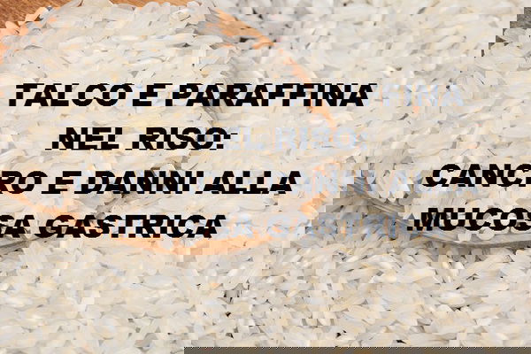 Il riso, il talco e la paraffina