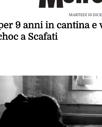 Rinchiusa per 9 anni in cantina