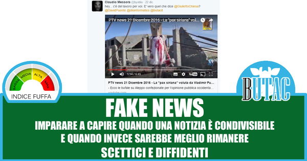 FakeNews, Messora, Chiesa e Aleppo