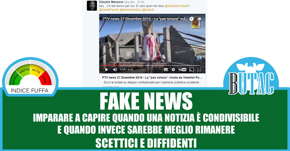 FakeNews, Messora, Chiesa e Aleppo article-post