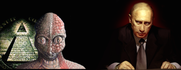 Putin e i rettiliani