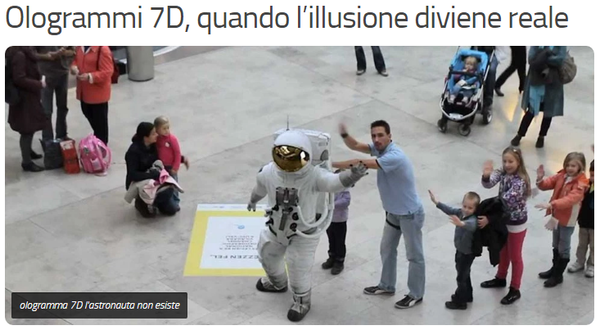 Tecnologia 7D: quando la realtà si aumenta con tanta fuffa