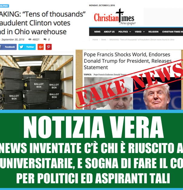 Fake news “capolavoro” article-post