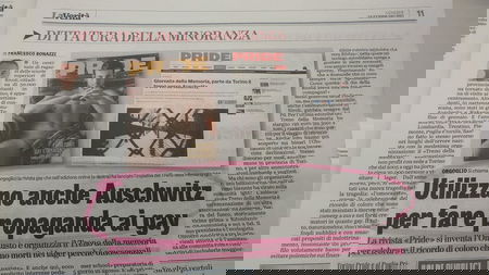 Auschwitz per fare propaganda ai gay! article-post