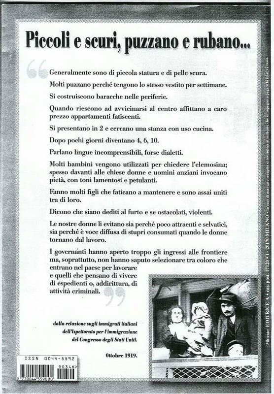 Perle di Facebook: gli italiani immigrati negli USA