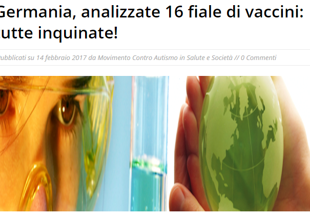 Germania, analizzate 16 fiale di vaccini: tutte inquinate! article-post