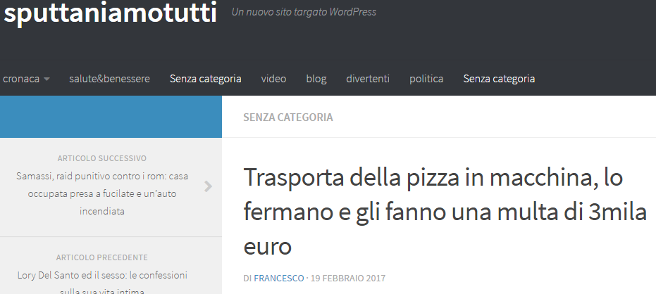 Tremila euro di multa per trasportare pizza article-post