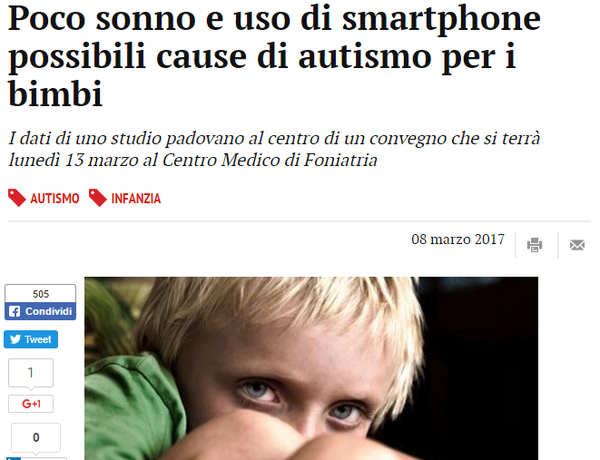 Autismo e smartphone