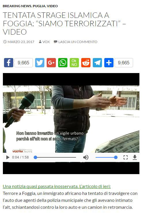 Allarmismo, terrorismo e clickbaiting