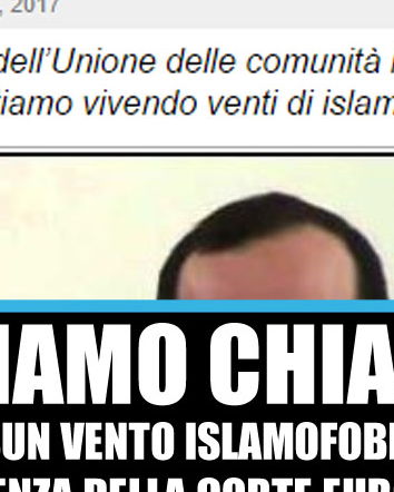 Venti di islamofobia? Non esattamente
