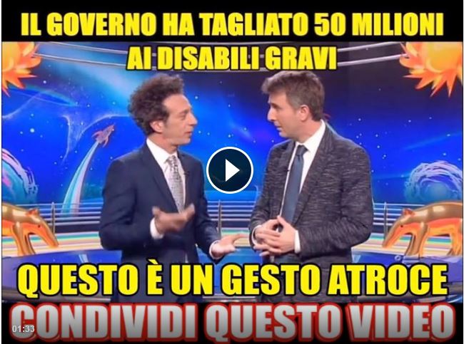 Striscia la notizia e il fondo per i disabili article-post