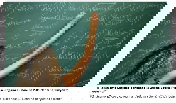 L’Unione Europea e le critiche alla scuola italiana