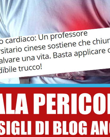 BUFALA: Le punture alle dita che salvano dall’infarto