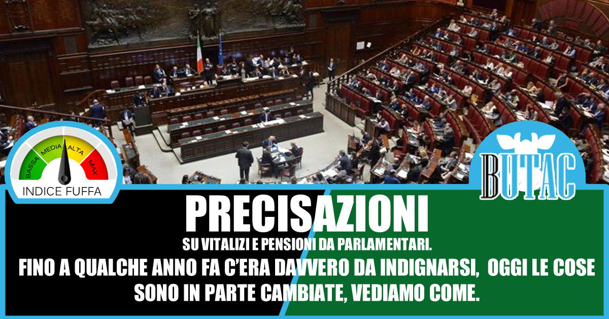 Il vitalizio e la pensione dei parlamentari Butac Bufale Un Tanto Al Chilo Il vitalizio e la pensione dei parlamentari Butac Bufale Un Tanto Al Chilo