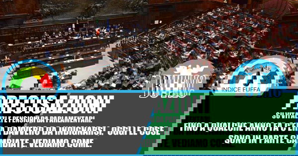 Il vitalizio e la pensione dei parlamentari