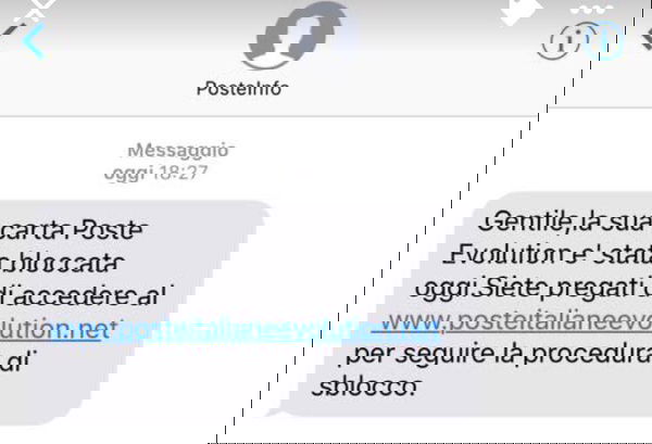 La procedura di sblocco di Poste Evolution