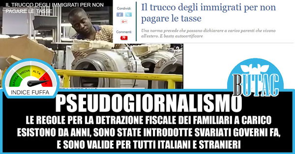 Il trucco degli immigrati che non pagano le tasse