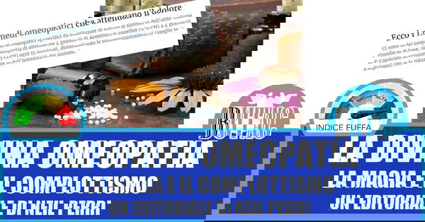 La divina omeopatia, la magia e il complottismo