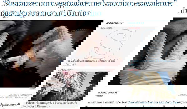 Vaccini, stampa e complotti