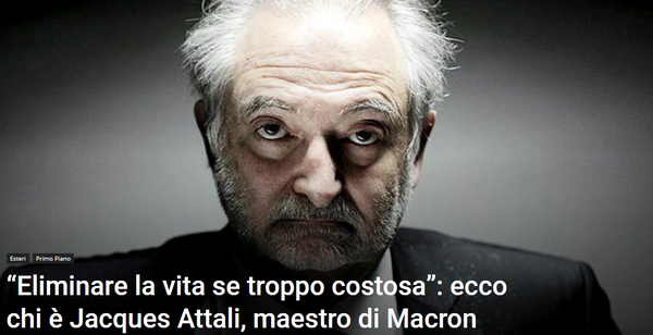 Jacques Attali e il genocidio degli anziani