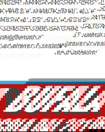 In Senato è passato il DDL gender ed. 2017