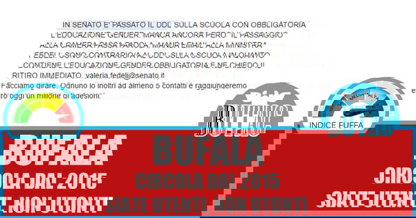 In Senato è passato il DDL gender ed. 2017