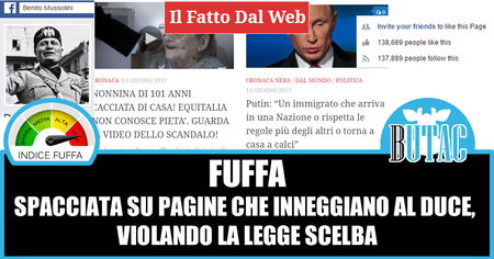 Le bufale, Benito e i Fatti dal Web article-post