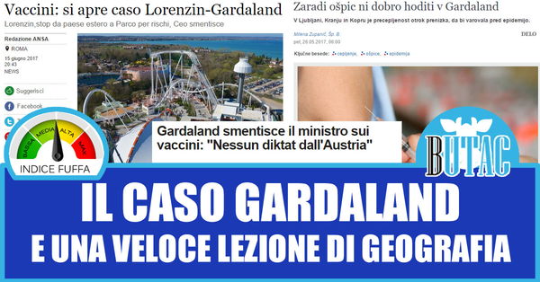 Gardaland, la Lorenzin, i vaccini e la geografia