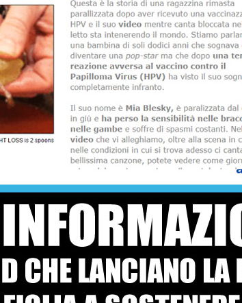 La ragazza (senza prove di essere) paralizzata dal vaccino per l’HPV