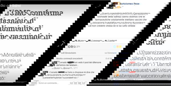 Il focolaio di polio in Siria