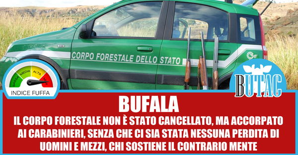 La guardia forestale cancellata