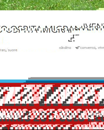 Convento ospita migranti – 9 suore incinte