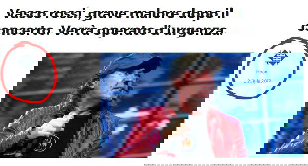 Vasco Rossi e le bufale (tre notizie al prezzo di una)